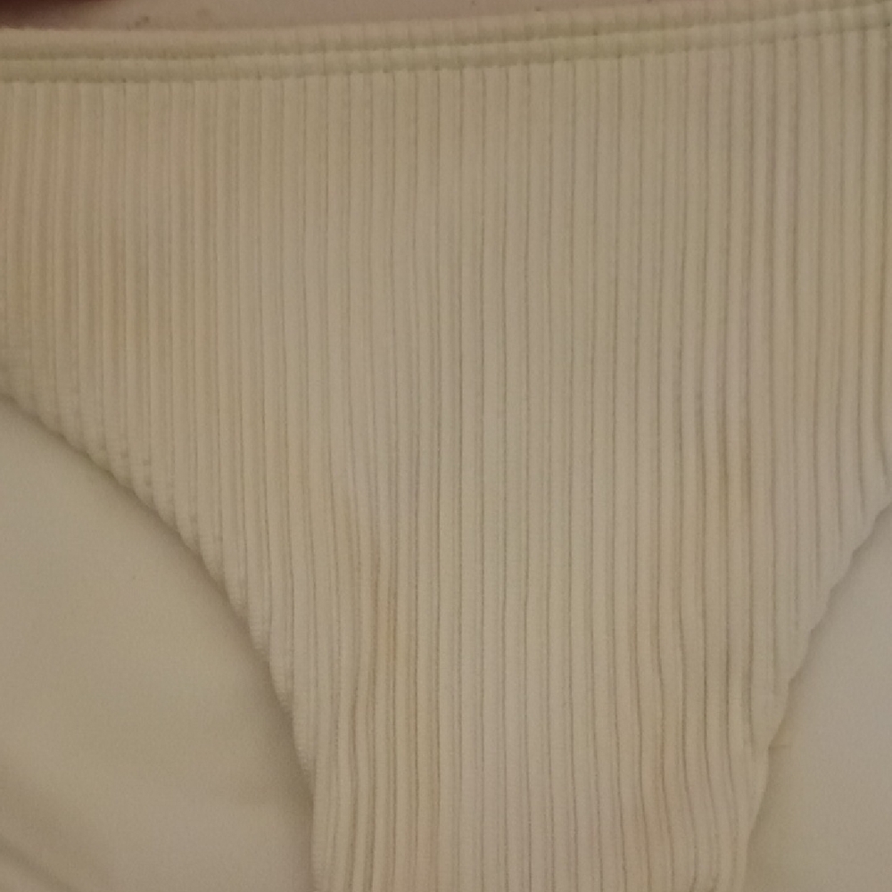 Pink and White Ribbed Bikini Set - Picture 3 of 5